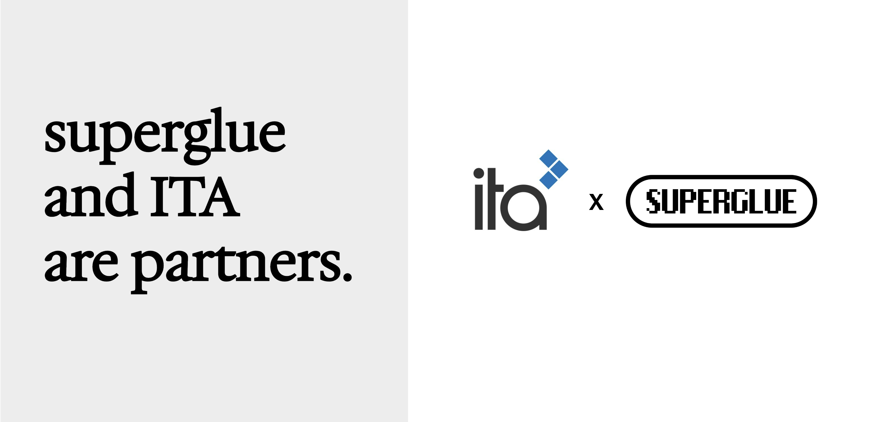 superglue joins ITA as Silver Technology Partner